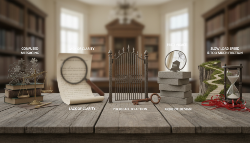 5 Erros Comuns em Landing Pages para Advogados (e como evitá-los)